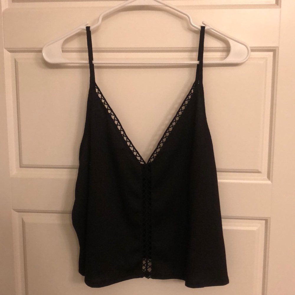Black tank top